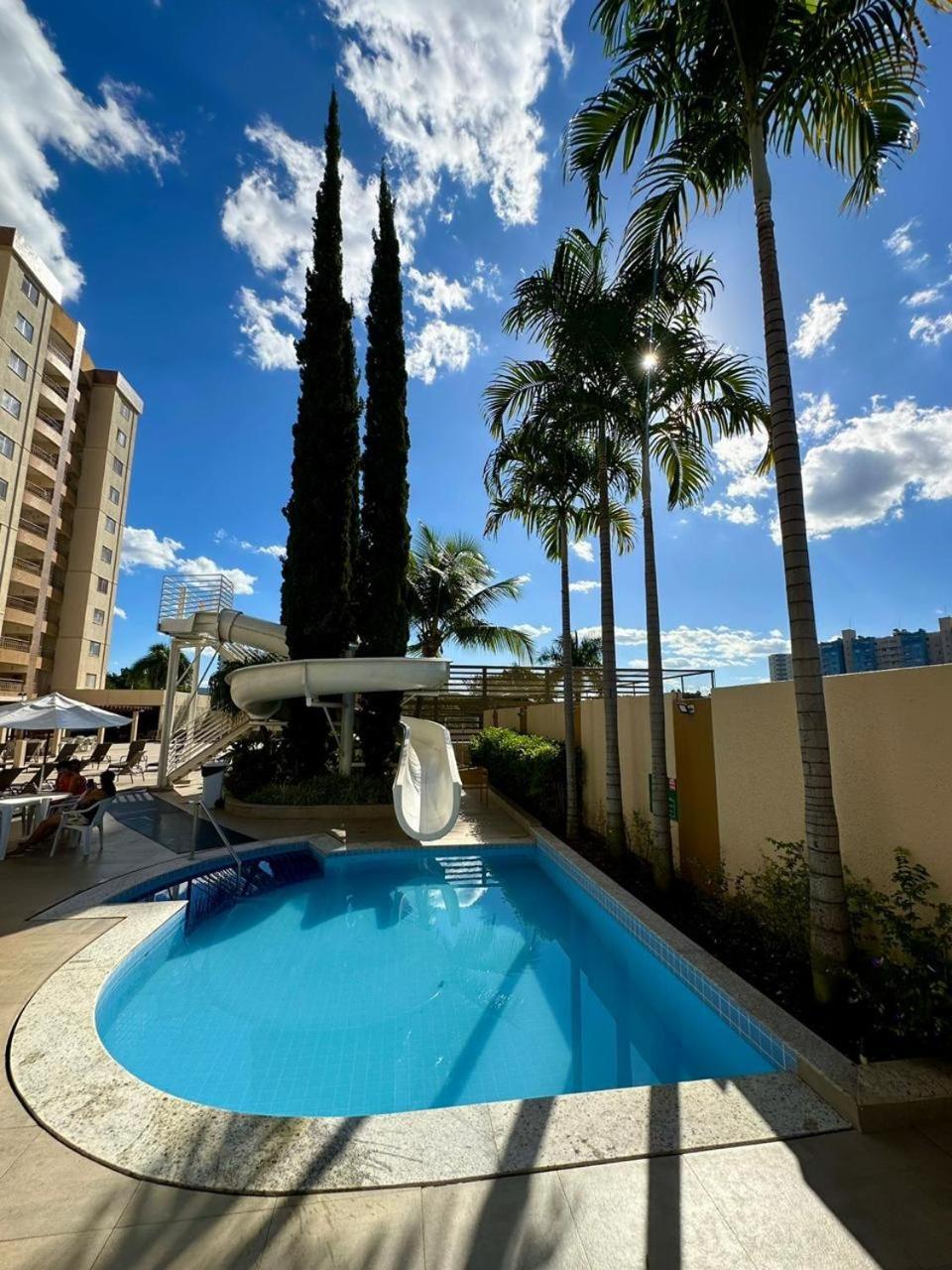 Aparthotel Caldas Novas - Prive Das Thermas II - Apto 3 Quartos - Parque Aquatico Exterior foto